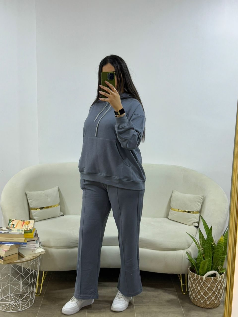 jogging hoodies gris souris